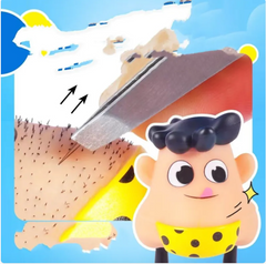 Squeezable Stress-Relief Beard Face Toy