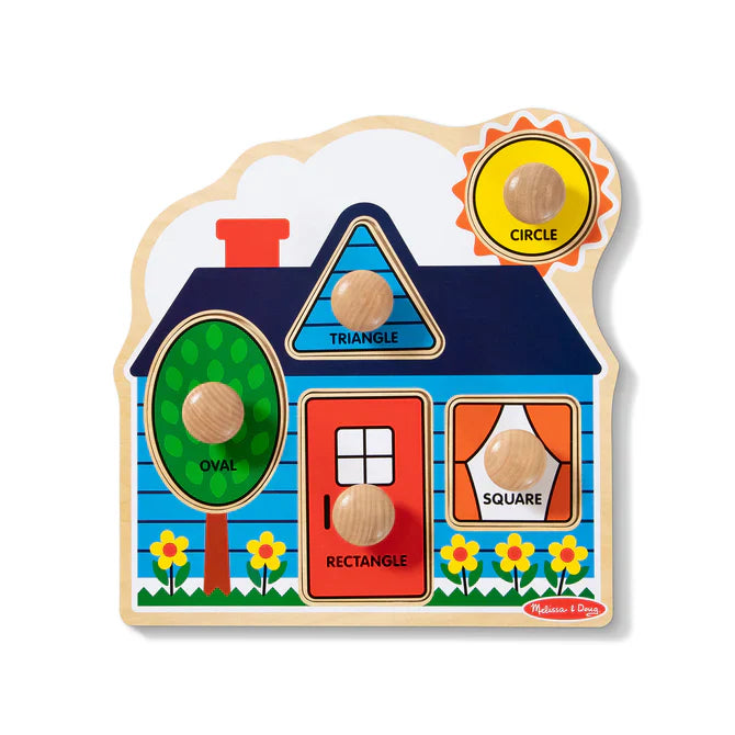 First Shapes Jumbo Peg Puzzle - 5 Pieces