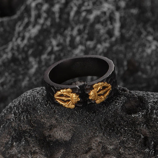 Retro Adjustable Statement Ring for Women