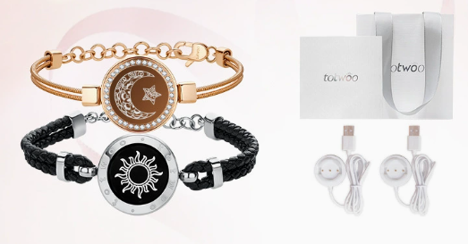 Totwoo Smart Couples Bracelet — Light & Vibration Alert
