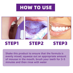 V34 Colour-Correcting Teeth Whitening Mousse