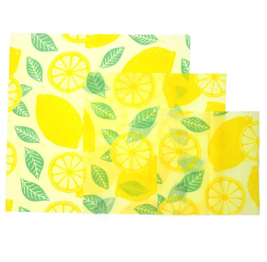 Natural Beeswax Food Wrap Set