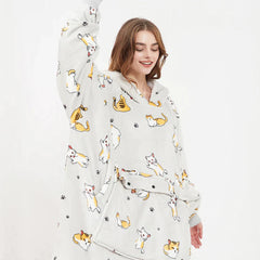 Heated Wearable Hoodie Blanket