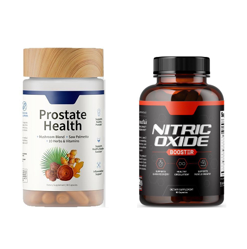 Nitric Oxide & Saw Palmetto Men's Wellness Capsule Set