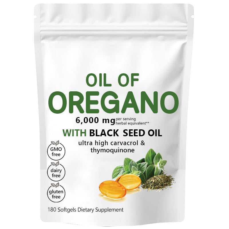 Oil of Oregano Immune Support Capsules — 180 Count