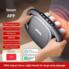 Deep Tissue Massage Gun — 8 or 16 Attachment Heads
