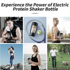 Electric Protein Shaker Bottle — Self-Mixing