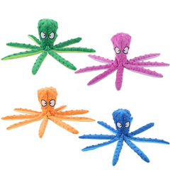 Bite-Resistant Plush Octopus Dog & Cat Toy