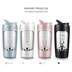 Electric Protein Shaker Bottle — Self-Mixing
