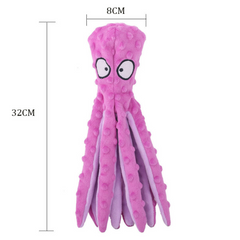 Bite-Resistant Plush Octopus Dog & Cat Toy