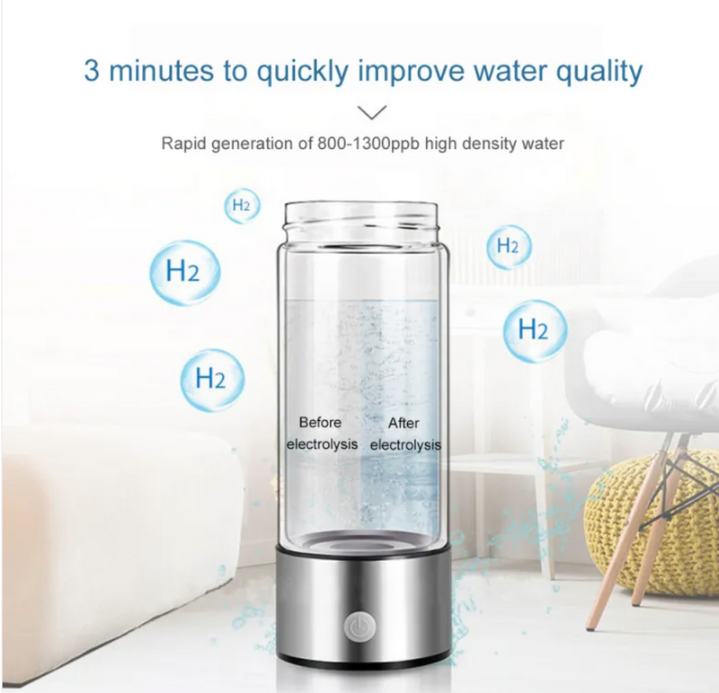 Hydrogen-Rich Water Cup — Ionizing Bottle