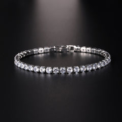 Hip Hop Micro Zircon Tennis Bracelet Set