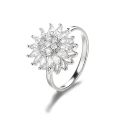 Sunflower Spinning Anxiety Relief Ring