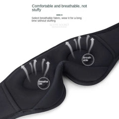 3D Bluetooth Sleep Eye Mask with Built-In Speakers