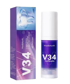 V34 Colour-Correcting Teeth Whitening Mousse