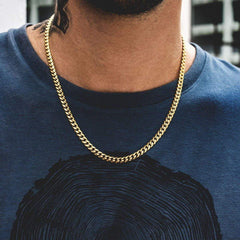 Twisted Rope Figaro Chain Necklace
