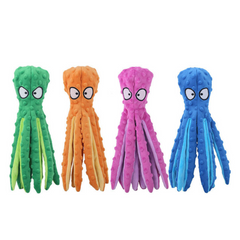 Bite-Resistant Plush Octopus Dog & Cat Toy