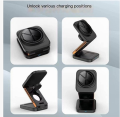 3-in-1 Folding Wireless Charger Pad