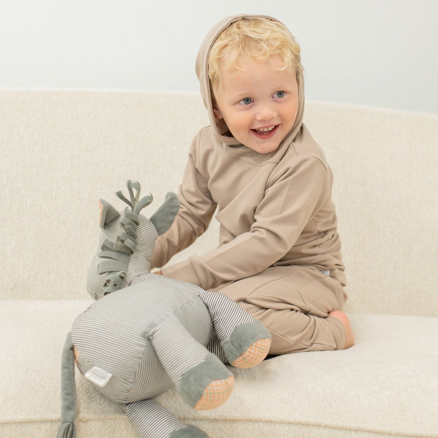 Hooded Jogger Set Just Taupe